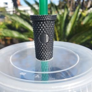 3D INSPIRED STARBUCKS TUBLER STRAW TOPPER BLACK